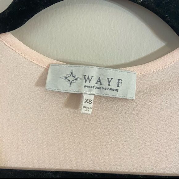 Wayf Soft Blush Wrap Blouse - Picture 2 of 3